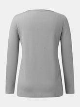 Load image into Gallery viewer, Full Size Scoop Neck Long Sleeve T-Shirt