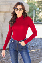 Load image into Gallery viewer, Basic Bae Full Size Mock Neck Long Sleeve Bodysuit