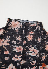 Load image into Gallery viewer, Floral Mock Neck Long Sleeve Blouse