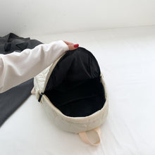 Load image into Gallery viewer, Quilted Polyester Backpack Bag