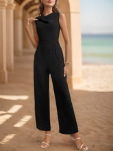 Load image into Gallery viewer, Sleeveless Jumpsuit with Pockets