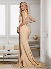 Load image into Gallery viewer, Slit Square Neck Wide Strap Dress