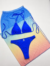 Load image into Gallery viewer, Gradient Halter Neck Three-Piece Swim Set
