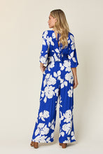 Load image into Gallery viewer, Double Take Full Size Printed Tie Back Wide Leg Jumpsuit