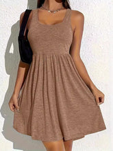 Load image into Gallery viewer, Full Size Square Neck Sleeveless Mini Dress