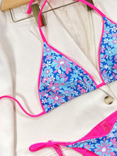 Load image into Gallery viewer, Floral Halter Neck Tie Side Bikini Set