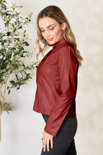 Load image into Gallery viewer, Mock Neck Zip Up Jacket