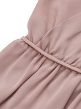 Load image into Gallery viewer, Tied Surplice Sleeveless Midi Cami Dress