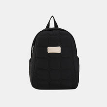 Load image into Gallery viewer, Quilted Polyester Backpack Bag