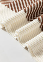 Load image into Gallery viewer, Striped Round Neck Long Sleeve Sweater