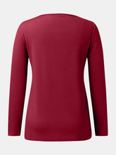 Load image into Gallery viewer, Full Size Scoop Neck Long Sleeve T-Shirt