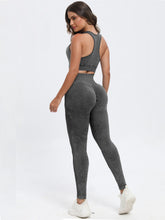 Load image into Gallery viewer, Scoop Neck Wide Strap Top and Pants Active Set