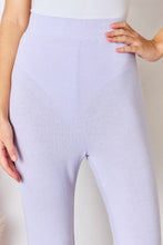 Load image into Gallery viewer, RISEN Full Size High Waist Ultra Soft Knit Flare Pants
