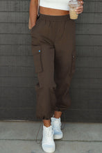 Load image into Gallery viewer, Drawstring Elastic Waist Pants with Pockets