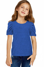 Load image into Gallery viewer, Round Neck Puff Sleeve T-Shirt