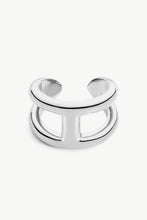 Load image into Gallery viewer, 18K Gold Plated Double-Layered Open Ring