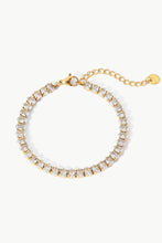Load image into Gallery viewer, Inlaid Zircon 18K Gold Plated Bracelet