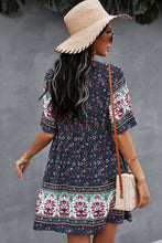 Load image into Gallery viewer, Bohemian V-Neck Half Sleeve Dress