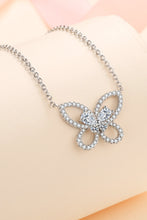 Load image into Gallery viewer, Moissanite Butterfly Pendant Necklace