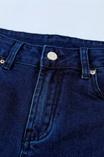 Load image into Gallery viewer, Side Slit Distressed Flare Jeans
