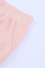 Load image into Gallery viewer, Quarter Snap Waffle Knit Long Sleeve Lounge Set