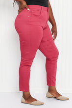 Load image into Gallery viewer, Zenana Walk the Line Full Size High Rise Skinny Jeans in Rose