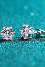 Load image into Gallery viewer, Moissanite Stud Earrings