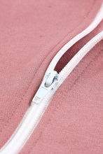 Load image into Gallery viewer, Girls Zip-Up Drawstring Hooded Jacket with Pockets
