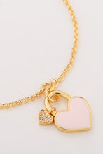 Load image into Gallery viewer, Heart Lock Charm Bracelet