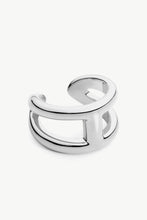 Load image into Gallery viewer, 18K Gold Plated Double-Layered Open Ring
