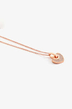 Load image into Gallery viewer, Crystal Heart Pendant Necklace