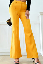Load image into Gallery viewer, Pleated Flare Pants with Pockets