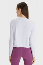 Load image into Gallery viewer, Round Neck Long Sleeve Sports Top