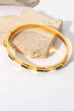 Load image into Gallery viewer, 18K Gold Plated Inlaid Cubic Zirconia Bracelet