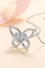 Load image into Gallery viewer, Moissanite Butterfly Pendant Necklace