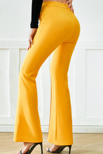 Load image into Gallery viewer, Pleated Flare Pants with Pockets