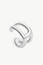 Load image into Gallery viewer, 18K Gold Plated Double-Layered Open Ring