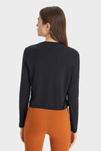 Load image into Gallery viewer, Round Neck Long Sleeve Sports Top