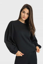Load image into Gallery viewer, Dropped Shoulder Round Neck Sports Top