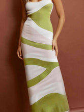 Load image into Gallery viewer, Spaghetti Strap Maxi Sweater Dress