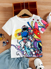 Load image into Gallery viewer, Boys Astronaut Graphic T-Shirt