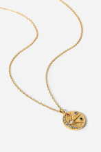 Load image into Gallery viewer, 18K Gold Plated Inlaid Zircon Pendant Necklace