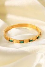 Load image into Gallery viewer, 18K Gold Plated Inlaid Cubic Zirconia Bracelet