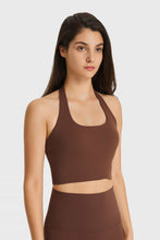 Load image into Gallery viewer, Breathable Halter Neck Sports Bra