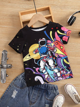 Load image into Gallery viewer, Boys Astronaut Graphic T-Shirt