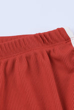 Load image into Gallery viewer, Contrast Buttoned Cropped Tank and Shorts Lounge Set