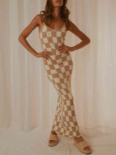 Load image into Gallery viewer, Spaghetti Strap Maxi Sweater Dress