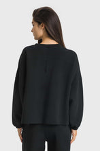 Load image into Gallery viewer, Dropped Shoulder Round Neck Sports Top