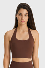Load image into Gallery viewer, Breathable Halter Neck Sports Bra