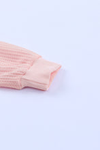 Load image into Gallery viewer, Quarter Snap Waffle Knit Long Sleeve Lounge Set